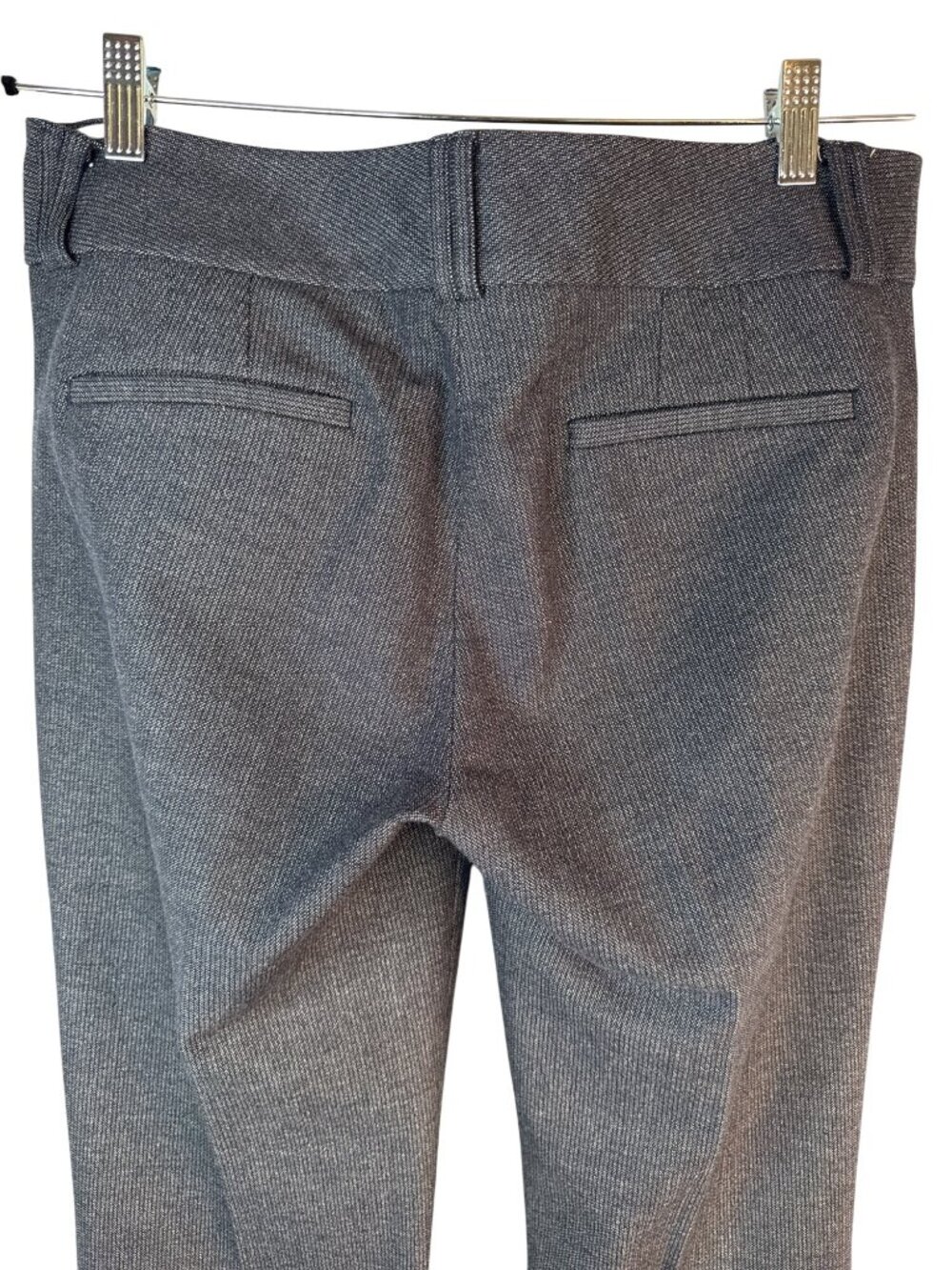 Banana Republic Size 10 Womens Sloan Fit Gray Stretch Dress Pants - Picture 11 of 14